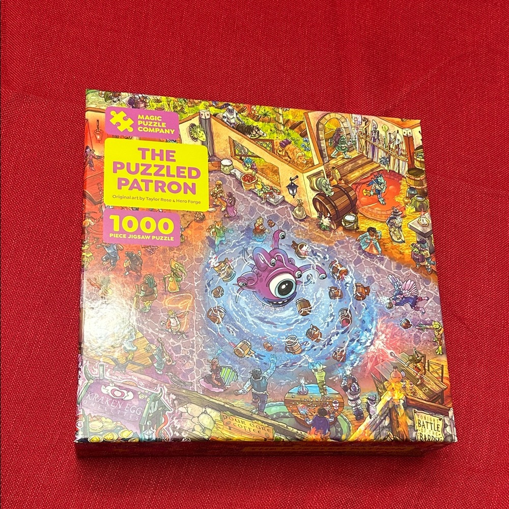 The Puzzled Patron Jigsaw Puzzle - 1000 Pieces
